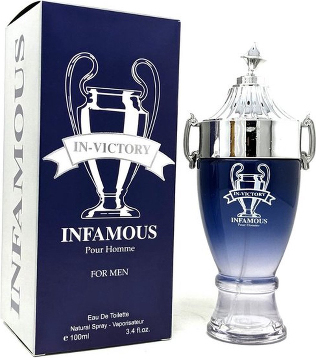 In-Victory Infamous pour Homme - eau de toilette - heren - Fragrance Couture - 100 ml.