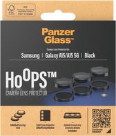 PanzerGlass Screenprotector geschikt voor Samsung Galaxy A15 Glazen | PanzerGlass Hoops Camera Lens Protector - Case Friendly