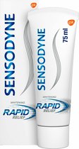 Sensodyne Tandpasta Rapid Relief Whitening - 6 x 75 ml - Voordeelverpakking