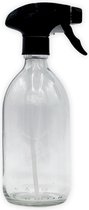 Glazen Spuitfles Sprayfles | plantenspuit | 500 ml Helder Glas | Plantensproeier | Waterverstuiver |