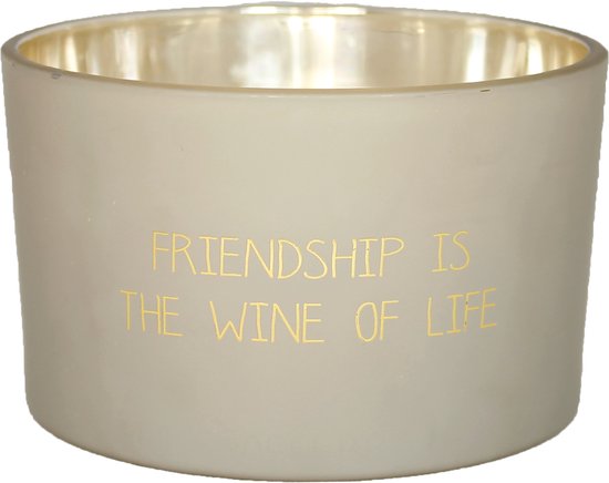 MY FLAME - Sojakaars 'Friendship is the wine of life' - Geur: Fig's Delight - 50 branduren