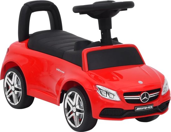 Beroli - Loopauto - Mercedes Benz C63 - Rood: Stoere Rijdende Pret voor Kinderen.