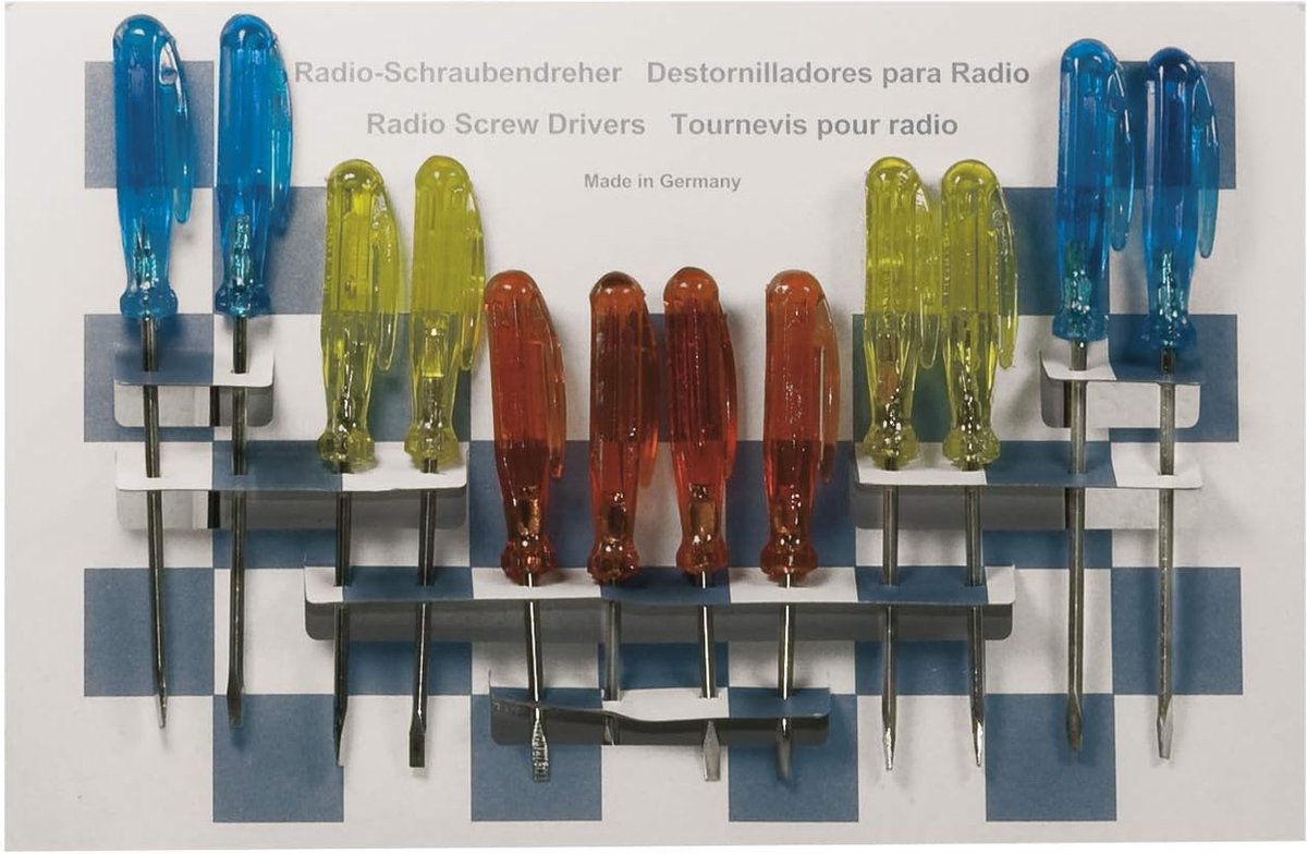 SW-Stahl 32310L draadloze schroevendraaier met kunststof clip, 12-delige set