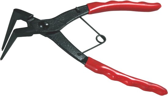 SW-Stahl 41420L Pince à circlips pour étriers de frein 180 mm I Pince à circlips courbée I Pince pour circlips sur étriers de frein et boîtes de vitesses I Pince à circlips à revêtement par trempage