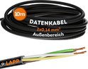 LiYY 10 meter Lapp 1030260 pvc-besturingskabel 8 x 0,5 mm² zwart I LED-kabel 8 aderig I datakabel I signaalkabel I soldeerbare kabel