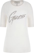 Guess Grace Logo Rn Ss Swtr Sweater - Streetwear - Vrouwen