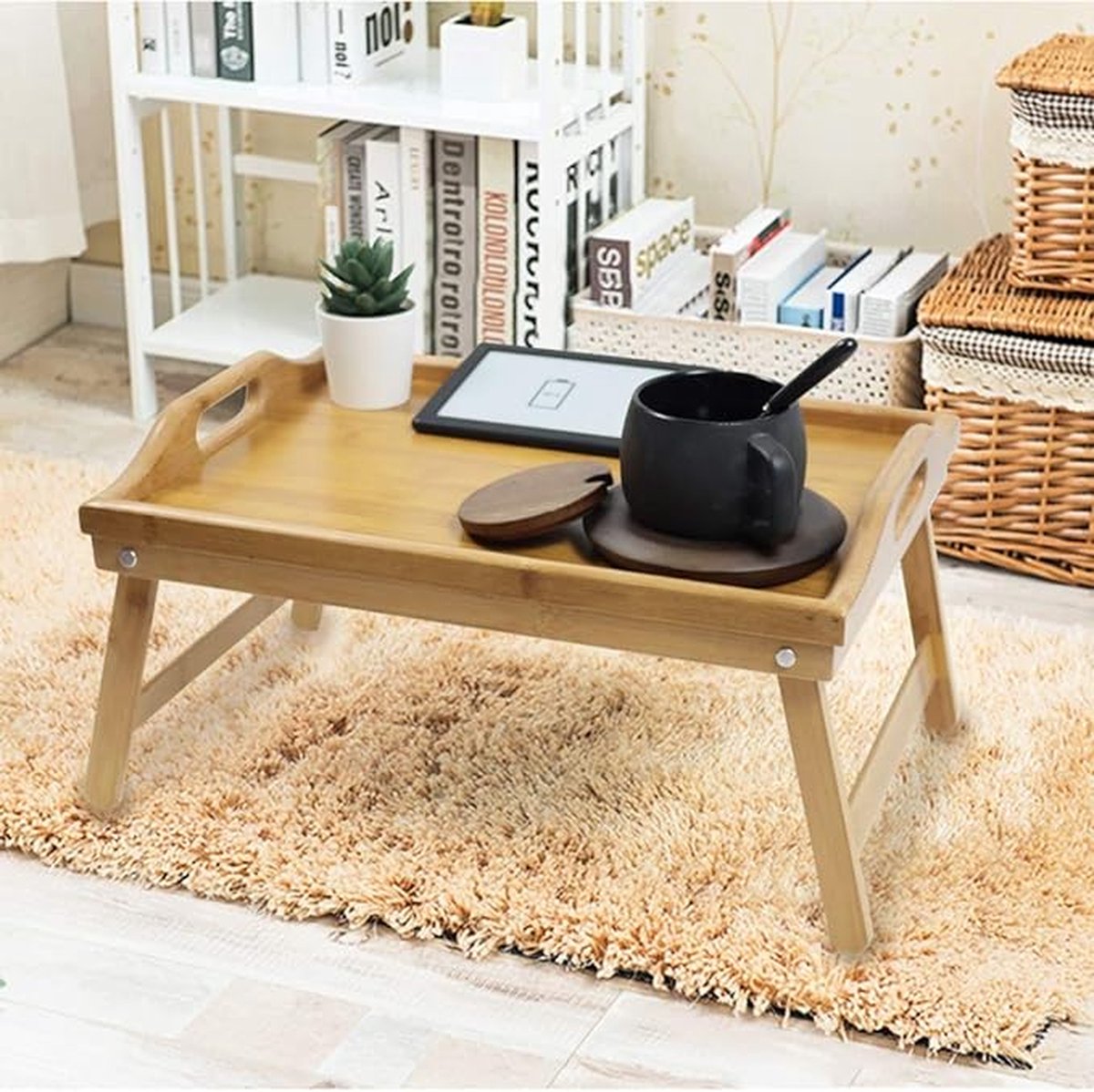Foldable Tray - Ontbijt dienblad / opvouwbaar dienblad 41D x 30W x 4.3H centimetres