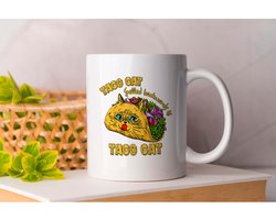 Mok Taco Cat - Cats - Gift - Cadeau - CatLovers - Meow - KittyLove - Katten - Kattenliefhebbers - Katjesliefde - Prrrfect