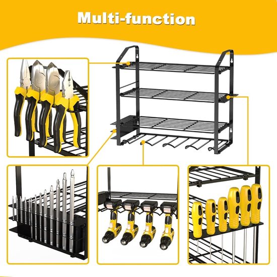 Organisateur d'outils Power Stockage d'outils Support mural