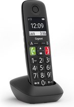 Gigaset E290, Téléphone analogique/DECT, Combiné sans fil, Haut-parleur, Identification de l'appelant, Zwart