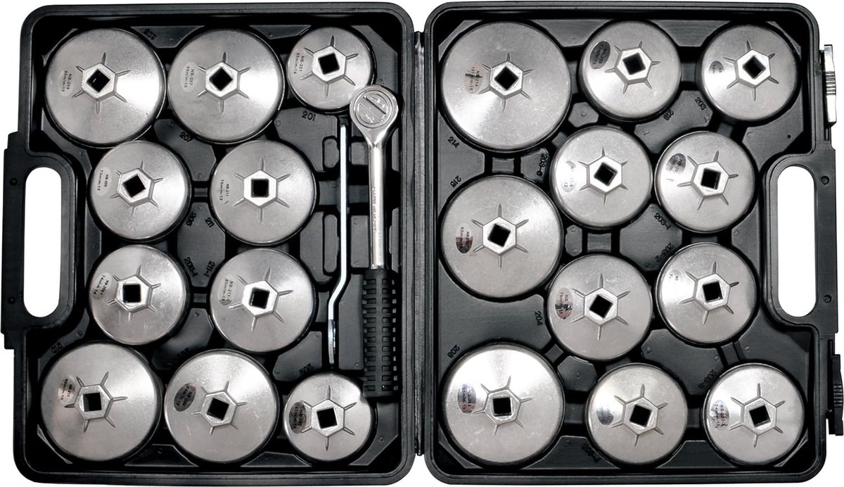 SW-Stahl 08450L oliefilterklok assortiment, 23 stuks
