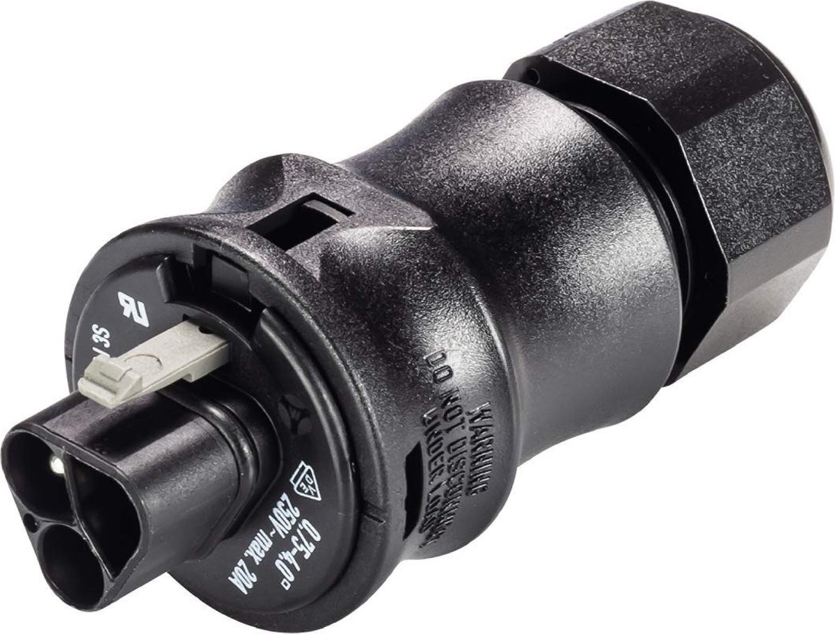 Wieland RST Classic Connector 3P 20A 250V - 96.032.4153.1 - E3N5U