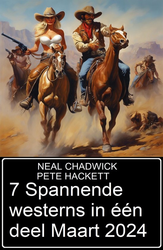 7 Spannende westerns in één deel Maart 2024 - cover