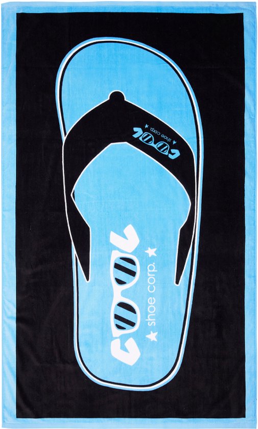 Cool Shoe Corp Strandlaken Original Black - Groot en Comfortabel - 170 x 100 cm - Polyester/Katoen Mix