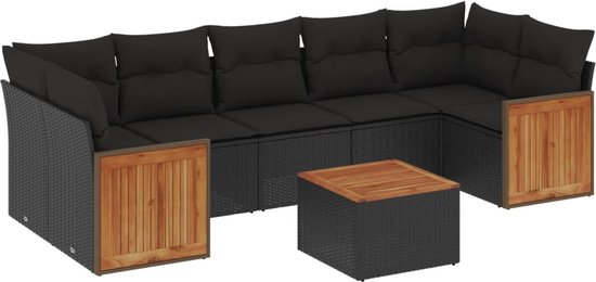 Essentials 4-delige Reisaccessoireset met Inpakkubussen, Bagageorganizer met Dubbele Ritssluiting, Mesh-bovenkant, 100% Polyester, Klein/Medium/Groot/Slank, Zwart (Voorheen Basics