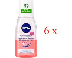 6x Nivea Oogmake-up Remover 125 ml