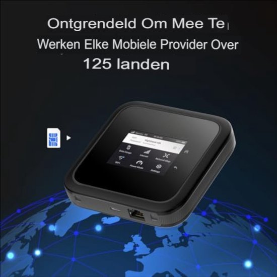 Wifi Router Simkaart 5G Router Zwart bol