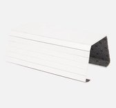 Witte Flexibele Armleuning Tray - Gemaakt Van Bamboe/Hout - Handig Voor Op de Stoel Of Bankleuning - FSC®-gecertificeerd