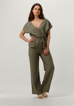 Another Label Fae Jumpsuit S/l Broeken Dames - Groen - Maat XL