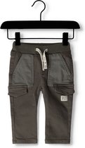 IKKS Pant. Knitlook Jeans & Broeken Unisex - Khaki - Maat 92