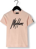 Malelions Essentials T-Shirt Kids Roze/Zwart - Maat: 128