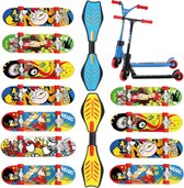 Jespro Skateboard accessoires 15 stuks - Fingerboard skatepark - Vinger - Skateboards - Tech - Mini - Fingerboards - Deck