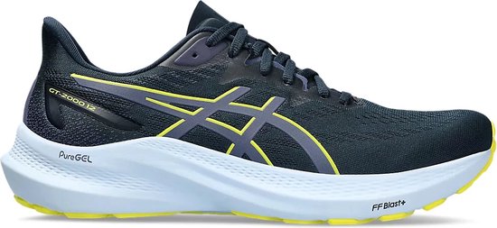 Asics Gt-2000 12 Hardloopschoen Heren Blauw Maat 45