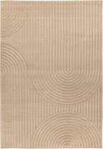 Lalee Viva | Modern Vloerkleed Laagpolig | Beige | Tapijt | Karpet | Nieuwe Collectie 2024 | Hoogwaardige Kwaliteit | 160x230 cm