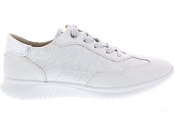 Dames Veterschoenen Hartjes Breeze Eisgrau Weiss 162.1143 Off White - Maat 6