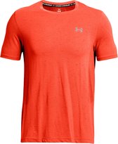 Under armour vanish seamless t-shirt in de kleur oranje.
