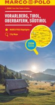 Marco Polo Vorarlberg, Tyrol, Haute-Bavière, Tyrol du Sud 03 Feuille de route