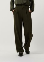 My Essential Wardrobe Yola High Pant Broeken Dames - Groen - Maat 34