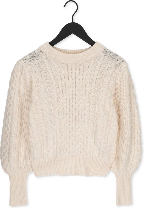 MSCH Copenhagen Peony Pullover Truien & vesten Dames - Sweater - Hoodie - Vest- Ecru - Maat L/XL