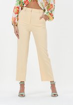 NA-KD Cropped Suit Pants Broeken Dames - Beige - Maat 40