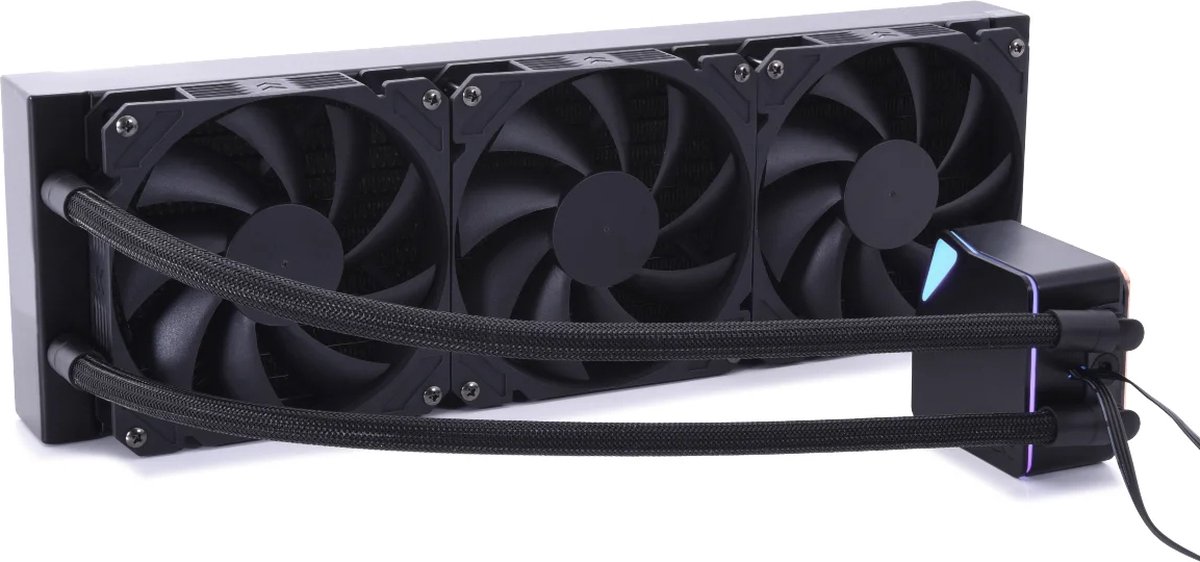 Alphacool Core Ocean T38 AIO 360mm - Vloeistofkoelsysteem processor - afmeting radiator: 360 mm - (voor: Intel LGA 1700, 1200, 115X, 2066 - AMD AM5, AM4) - 3x 120 mm Fans - zwart