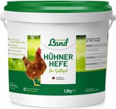 HÜHNER Land - Kippengist voor Kippen - Ter ondersteuning van een soepele stofwisseling - 1.2 kg