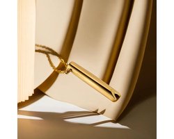 Hyperventilatie Hulpmiddel - Ademketting Goud - Stoppen met Roken - Ademhalingstrainer - Ademtrainer - Anti Hyperventilatie ketting - Rustig ademen - Ademketting - Tegen Stress en Paniek