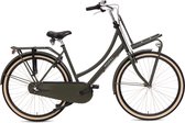 Vélo de transport Popal Daily Dutch Basic+ N3 - Vélo de ville - Femme - 59 centimètres - Army Green