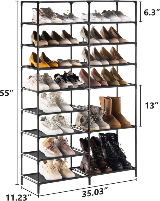 Schoenenkast Schoenendozen Geïntegreerde Schoenenorganizer Opvouwbaar Draagbaar Schoenen Tot Maat 46 Montage In 1 Minuut Transparant Wolkwit Lsp205w01 Ruimtebesparend Kledingorganizer Schoenenopslag Schoenenkast Voor Kleine Ruimtes Prak