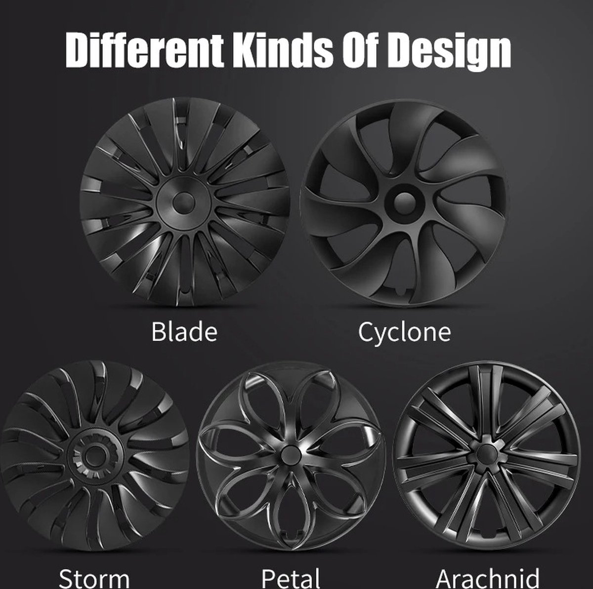 Cache Jantes Voiture 4 Enjoliveurs 14 Pouces Feu Vert Modèle 01 - ABS Métallisé, Cache Jante - Pour Voiture Cache Jantes Tôle