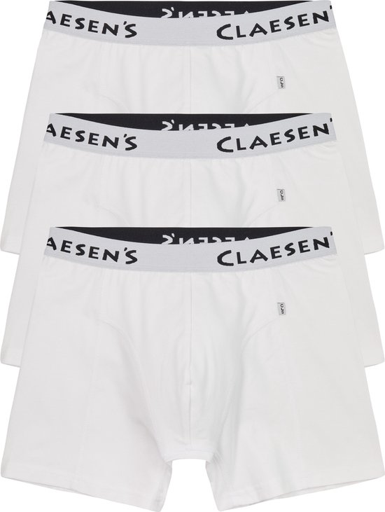 Claesen's® - 3-pack Boxer - White - 95% Katoen - 5% Lycra