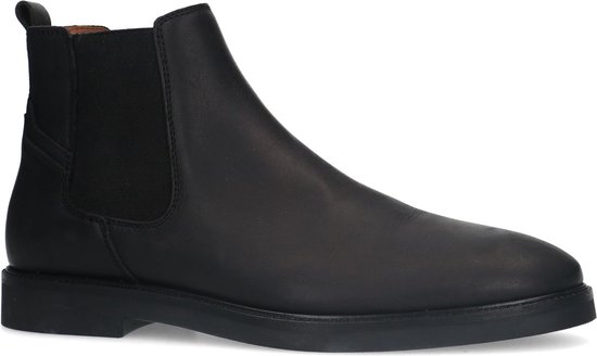 Sacha - Heren - Zwarte leren chelsea boots - Maat 40