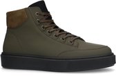 Sacha - Heren - Khaki leren veterboots - Maat 45