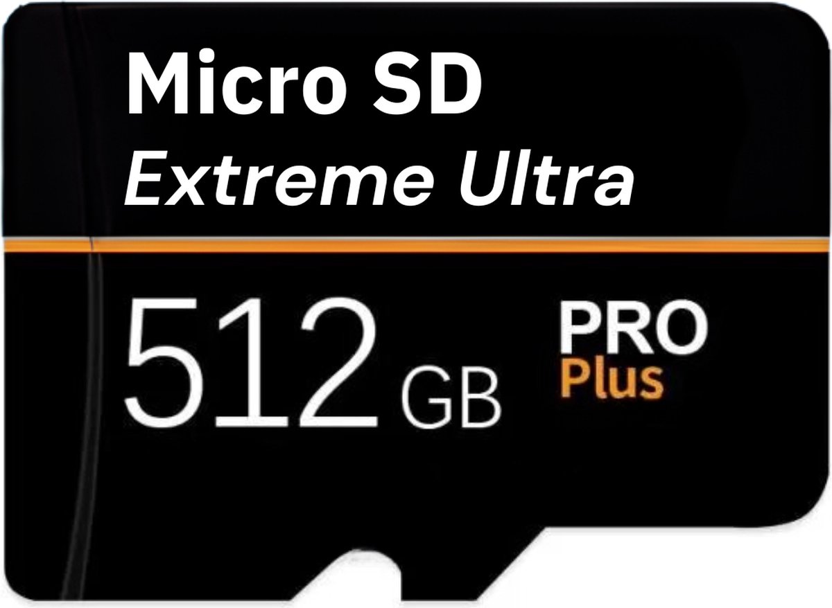 Micro-SD kaart - Geheugenkaart - Ultra Micro SDXC 512GB - met adapter