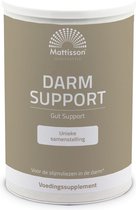 Mattisson - Darm Support - Acai, L-Glutamine, Probiotica, Chaga en Guarboonvezels - Voedingssupplement Slijmvliezen Darm - 275 Gram
