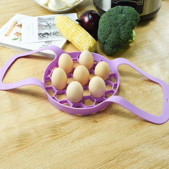 Rubber bakwaren sling- Multifunctionele kokers voor Pot 6 Qt / 8 Qt- Hittebestendig - Handig voor Eieren-Stoommand-Snelkookpan Bakvormen Sling-21*21*2.5cm - Merkloos