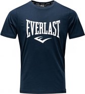Everlast Russel - T-Shirt - Katoen - Navy Blauw - M