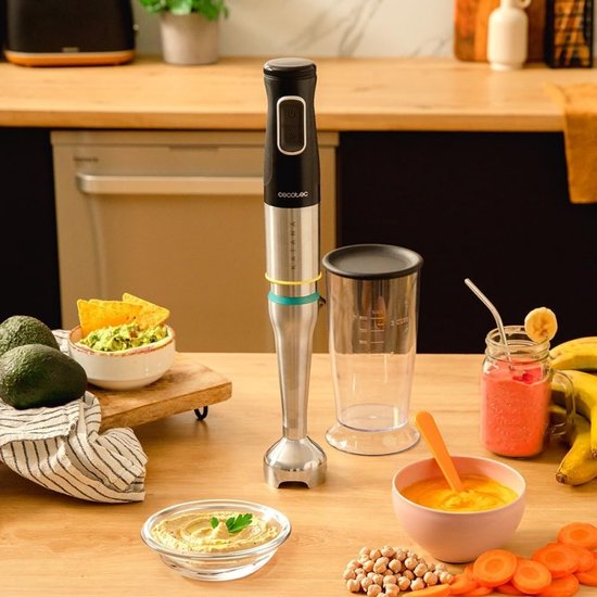 Cecotec 03970 blender Staafmixer 1500 W Zwart, Roestvrijstaal van Cecotec — afbeelding 4