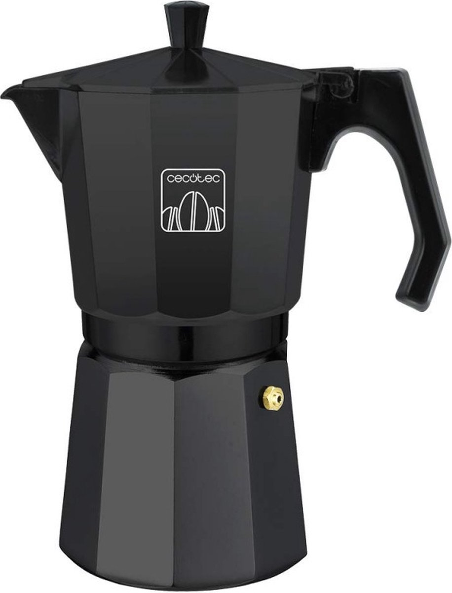 Cecotec Cafetera italiana Cafetera Italiana Cumbia Mokclassic 1200 Black