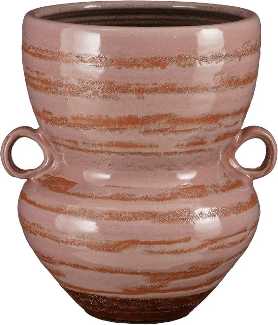 Mica Decorations Vase Décoration Brook - Céramique - Violet - 27 x 33 x 27 cm (LxHxP)